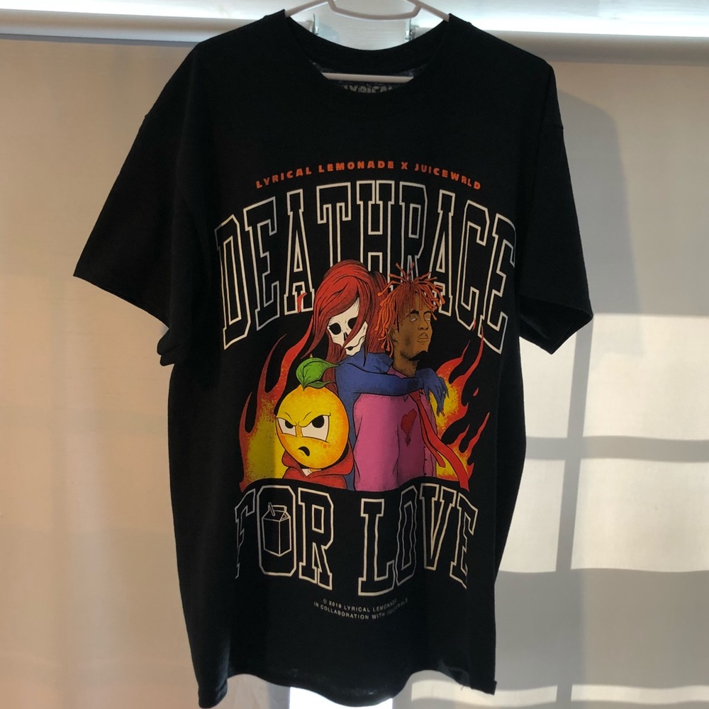 Lyrical Lemonade x Juice Wrld collab mens T-Shirt